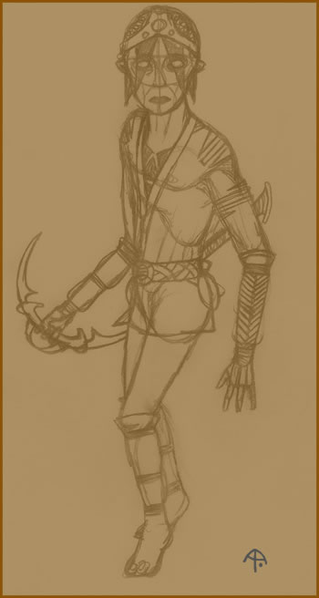 Sketch Shadow Warrior